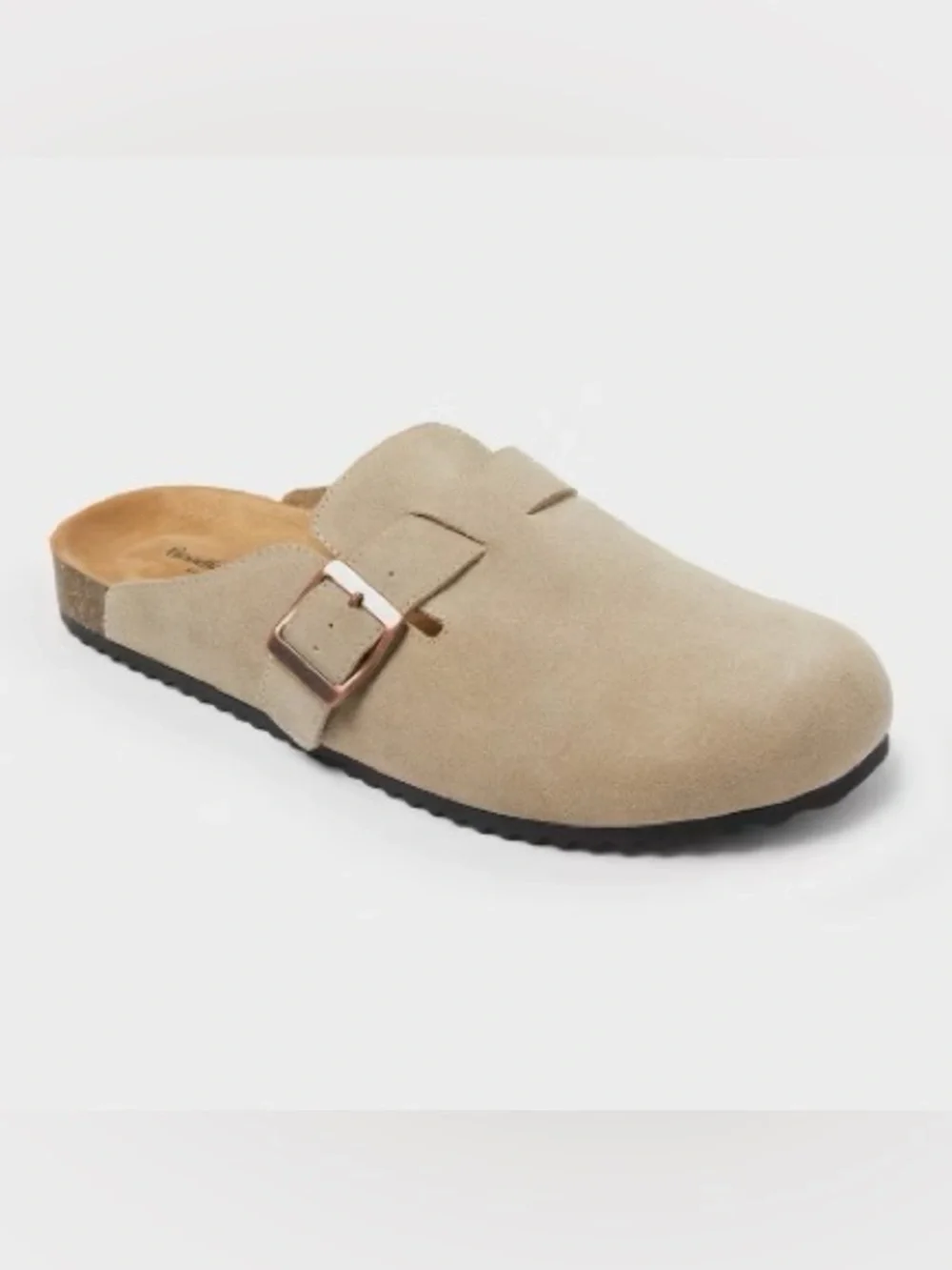 Cat & Jack Kids Tate Molded Footbed Clog Taupe Sz BOYS 5 GIRLS 6.5